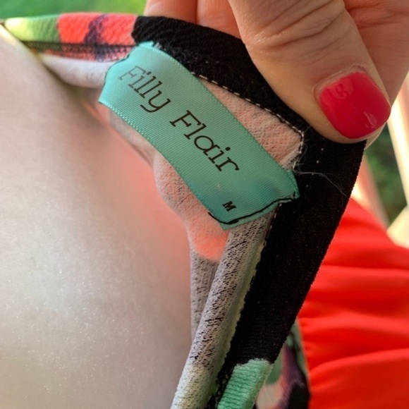 NWOT Filly Flair Floral Sheath Strapless Dress - Picture 8 of 8